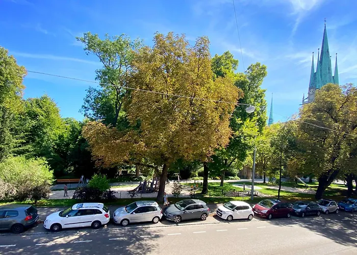 Quiet & Park View - Mitte 公寓 乌尔姆